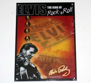 ELVIS PRESLEY King of Rock & Roll MEMO BOARD + MAGNETS  