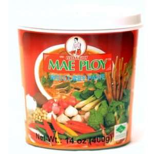 Mae Ploy Thai Red Curry Paste   14 ounce per jar  Grocery 