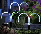 Solar Arch Path Lights Lighted Rope Lighting Yard Wave