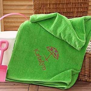  Green Personalized Beach Towels   Beach Fun