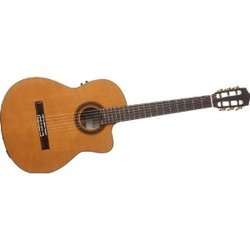   Top Nylon String Acoustic Electric Guitar Natural 809870046800  