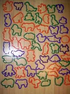 Large lot 50 Plastic Cookie Cutters Holiday Animals Sea Life  