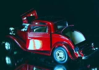 1932 Ford Coupe MOTORMAX Diecast 1:24 Candy Red  