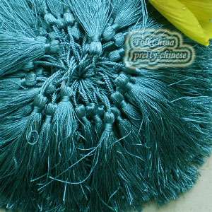 Teal 12cm Tassel Craft Sewing Curtains Trimming Embellishment T16 