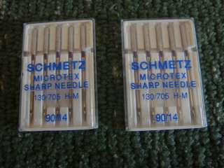 Schmetz Microtex Topstitch Sewing Needles 15x1 HAx1 14  