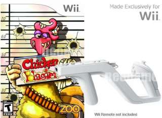 NEW* Chicken Blaster Wii BUNDLE + 1x Zapper Light Gun  