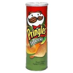Pringles Potato Crisps, Jalapeno, 6.3 oz (Pack of 12):  
