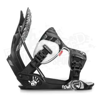 New 2012 Flow The Five Snowboard Bindings   Black   Size X Large 