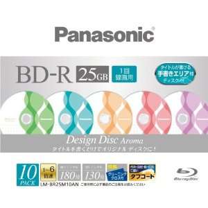  Panasonic Blu ray Disc 10 Pack   25GB 6X Speed BD R   5 