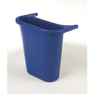 Rubbermaid Side Bin Recycling Container Blu 12 RCP295073BLU  