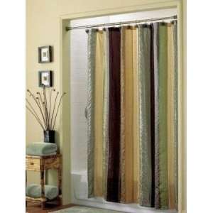 Bazaar Stripe Fabric Shower Curtain Springs Like Wamsutta Serendipity 