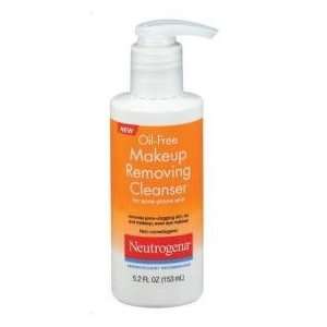Neutrogena Oil Free Makeup Removing Cleanser for Acne Prone Skin 5.2oz