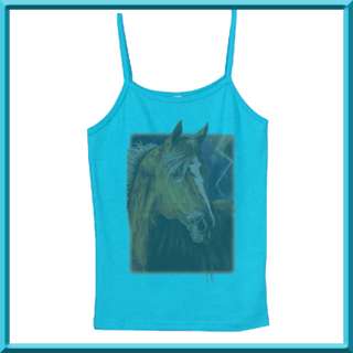   Strikes Brown Horse With Blaze WOMENS TANK TOPS S,M,L,XL,2X 10 Colors