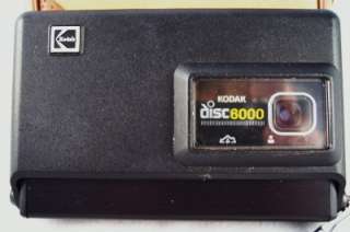 This is a vintage Kodak Disc 6000 camera with case. It seems to be in 