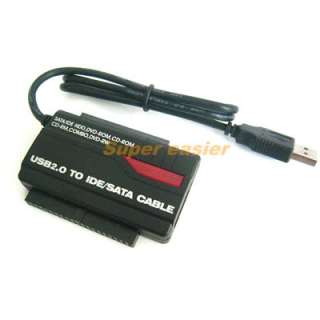   USB 2.0 to All IDE SATA 2.5/3.5 HDD Hard disk drive Adapter Cable