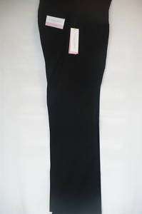Liz Lange Target Black Trouser Dress Pant Flex Front  
