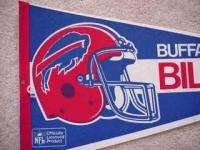 Old Buffalo Bills Original stadium logo pennant   Official NFL issue 