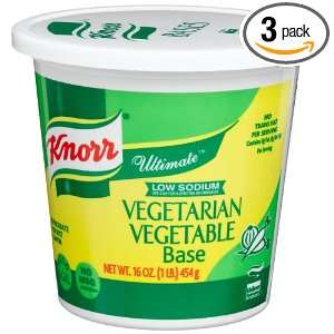 Knorr Ultimate Vegetarian Vegetable Soup Base, Low Sodium, 16 Ounce 