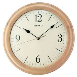  Seiko Light Brown Wood Case Wall Clock   QXA497BLH