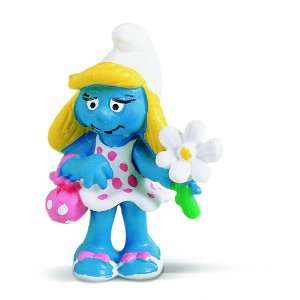  Schleich Smurfs Smurfette with Flower Toys & Games