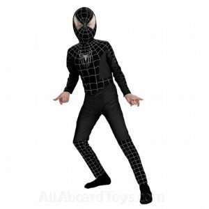   : New Marvel Black Suit Spiderman 3 Costume Spider Suit: Toys & Games