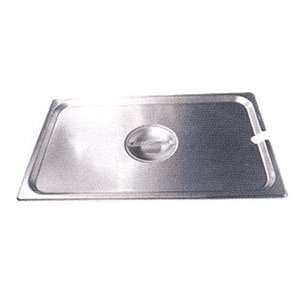 Slotted Stainless Steel Half Size Steam Table Pan Cover  