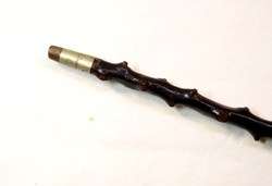   Irish Blackthorn Shillelagh Walking Stick Burled Handle C 1880  