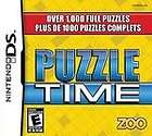 Puzzle Time (Nintendo DS, 2010) BRAND NEW SEALED IN PACKAGE NEW