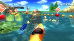 Kayak race game from Wii Sports Resort