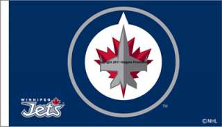 Winnipeg Jets New Logo NHL Car Flag     