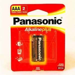  Panasonic Alkaline AAA Battery 2 Pack Electronics