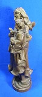 Vintage German Wood Hand Carved Madonna Virgin Mary #2  