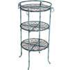 New 2 Tier Iron Shelf Plant Stand Table   86923  