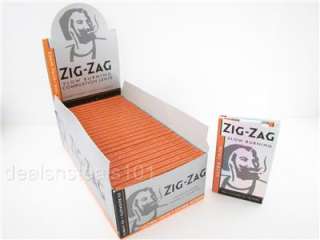 ZIG ZAG ULTRA THIN SLOW BURNING ROLLING PAPERS 100 LEAVES PER PACK 