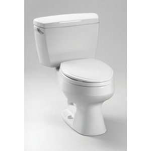  Toto Two Piece Elongated Toilet CST716DB 01, Cotton