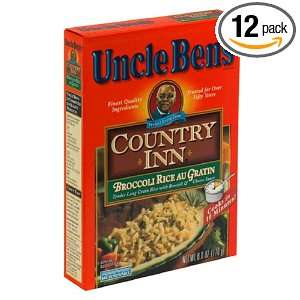 Uncle Bens Country Inn Rice Dishes, Broccoli Rice Au Gratin, 6 Ounce 