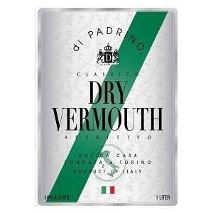  Di Padrino Vermouth Dry 1 Liter: Grocery & Gourmet Food